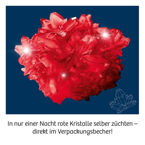 Produktbild: Rote Kristalle selbst z&uuml;chten