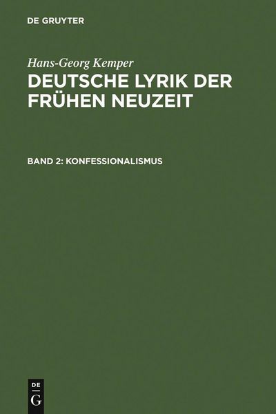 Produktbild: Konfessionalismus