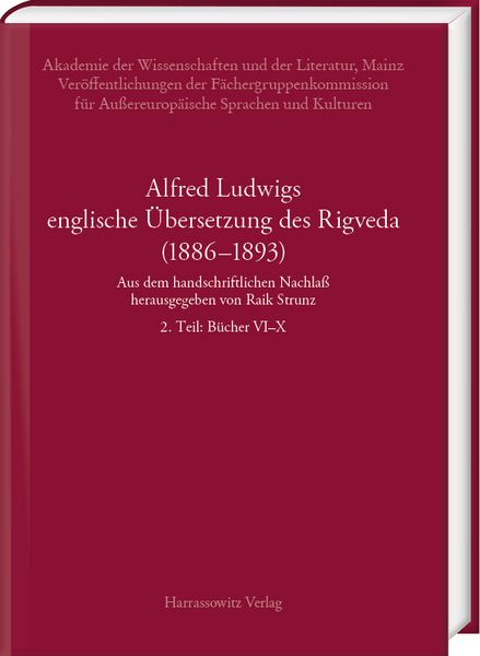 Produktbild: Alfred Ludwigs englische &Uuml;bersetzung des Rigveda (1886&ndash;1893)