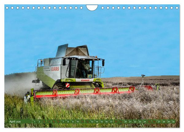 Produktbild: Landwirtschaft - Giganten im Kornfeld (Wandkalender 2026 DIN A4 quer), CALVENDO Monatskalender