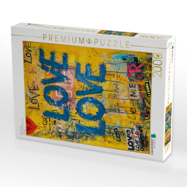 Produktbild: CALVENDO Puzzle &Uuml;berall ist Liebe | 2000 Teile Lege-Gr&ouml;&szlig;e 90x67cm Foto-Puzzle f&uuml;r gl&uuml;ckliche Stunden