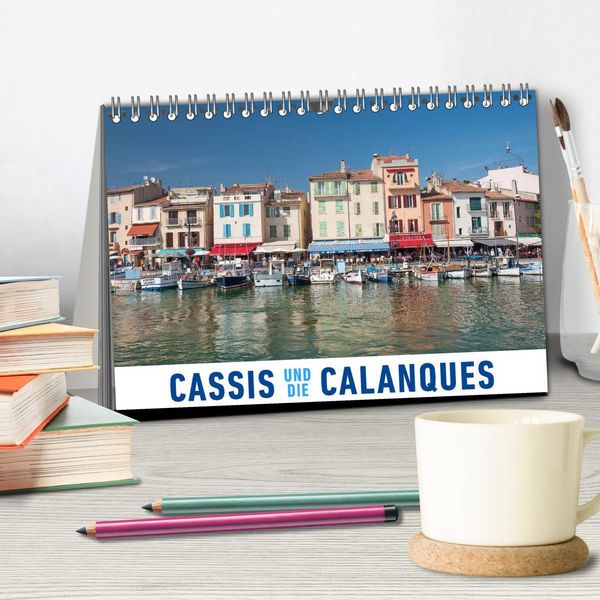 Produktbild: Cassis und die Calanques (Tischkalender 2026 DIN A5 quer), CALVENDO Monatskalender