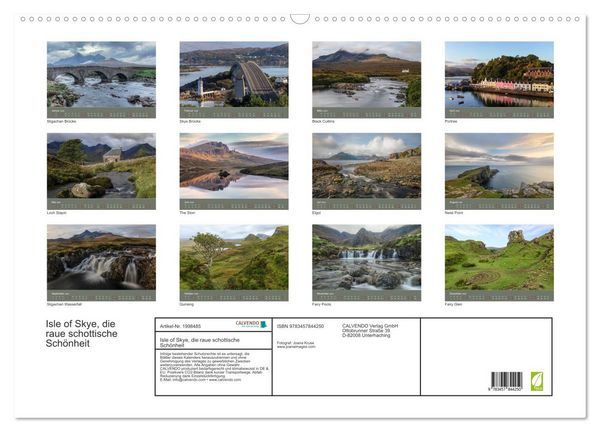 Produktbild: Isle of Skye, die raue schottische Sch&ouml;nheit (Wandkalender 2026 DIN A2 quer), CALVENDO Monatskalender