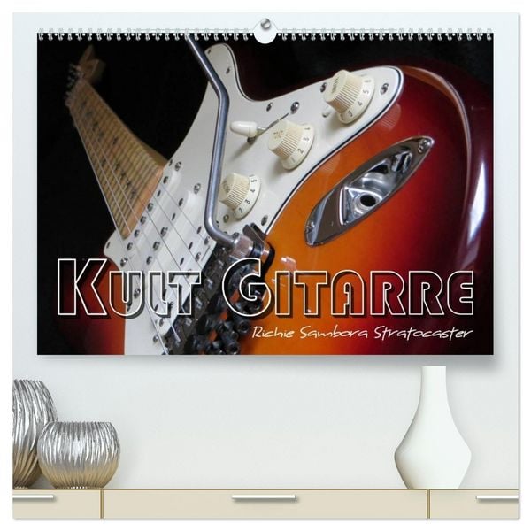 Produktbild: KULT GITARRE - Richie Sambora Stratocaster (hochwertiger Premium Wandkalender 2026 DIN A2 quer), Kunstdruck in Hochglanz