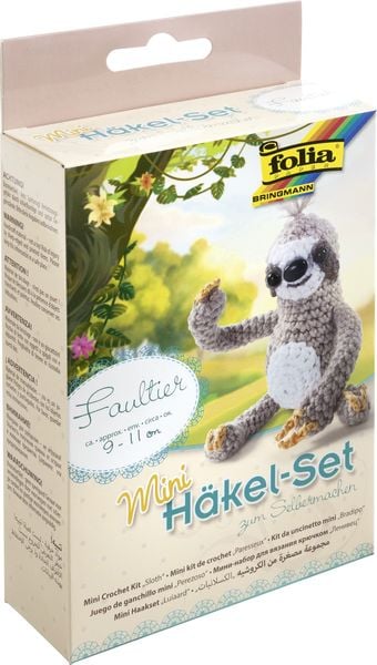 Produktbild: Folia Mini-H&auml;kelset FAULTIER