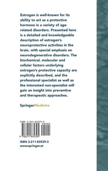 Produktbild: Estrogen &mdash; Mystery Drug for the Brain?