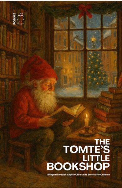Produktbild: The Tomte's Little Bookshop: Bilingual Swedish-English Christmas Stories for Children