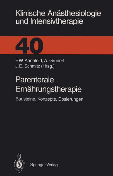 Produktbild: Parenterale Ern&auml;hrungstherapie