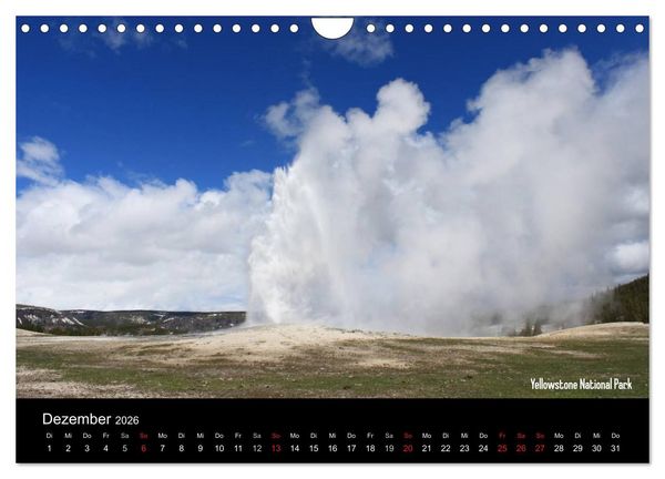 Produktbild: United States National Parks (Wandkalender 2026 DIN A4 quer), CALVENDO Monatskalender