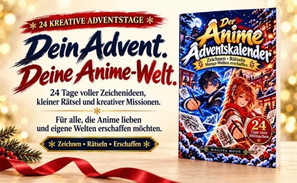 Produktbild: Der Anime Adventskalender - Zeichnen, R&auml;tseln und Manga-Welten erschaffen
