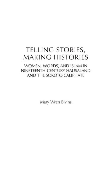 Produktbild: Telling Stories, Making Histories