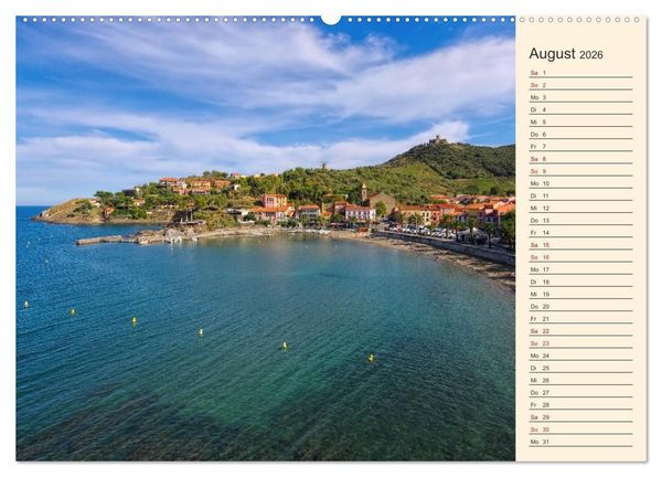 Produktbild: Collioure - Perle der Cote Vermeille (Wandkalender 2026 DIN A2 quer), CALVENDO Monatskalender