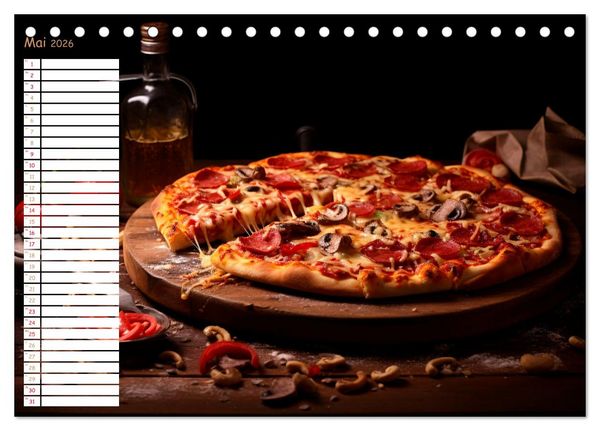 Produktbild: Fastfood &Auml;sthetik (Tischkalender 2026 DIN A5 quer), CALVENDO Monatskalender