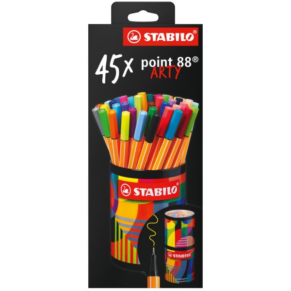 Produktbild: STABILO Point 88 45 ARTY Met.Dose rund