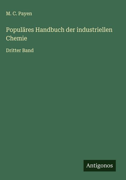 Produktbild: Popul&auml;res Handbuch der industriellen Chemie