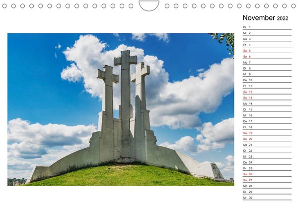 Produktbild: Ein Wochenende in Vilnius (Wandkalender 2022 DIN A4 quer)
