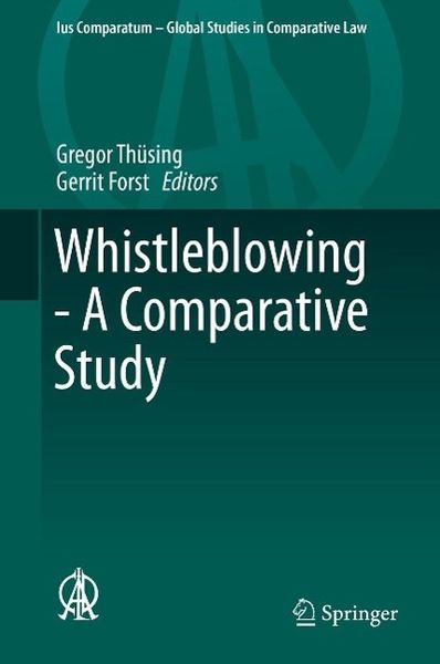 Produktbild: Whistleblowing - A Comparative Study