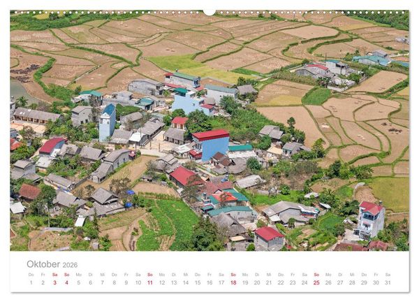 Produktbild: Vietnam - Der Norden (hochwertiger Premium Wandkalender 2026 DIN A2 quer), Kunstdruck in Hochglanz