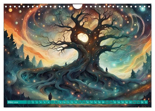 Produktbild: B&auml;ume wie Pers&ouml;nlichkeiten (Wandkalender 2026 DIN A4 quer), CALVENDO Monatskalender