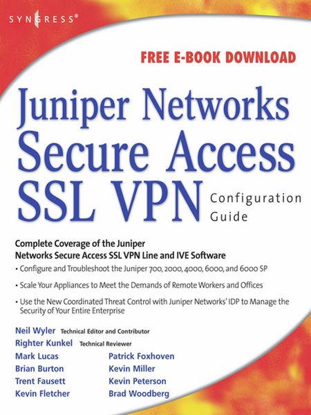 Produktbild: Juniper(r) Networks Secure Access SSL VPN Configuration Guide
