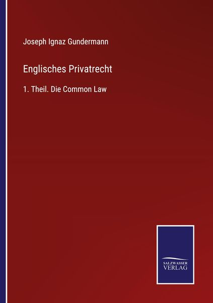 Produktbild: Englisches Privatrecht