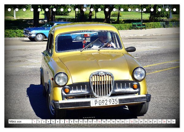 Produktbild: Oldtimer Rarit&auml;ten - Britische Traditionsmarken (Tischkalender 2026 DIN A5 quer), CALVENDO Monatskalender