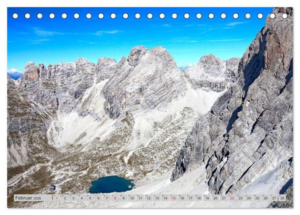 Produktbild: Lienzer Dolomiten (Tischkalender 2026 DIN A5 quer), CALVENDO Monatskalender