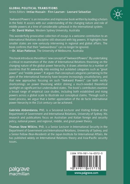 Produktbild: Awkward Powers: Escaping Traditional Great and Middle Power Theory