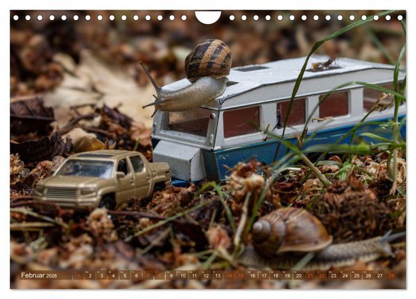 Produktbild: Miniature Caravaning: Gro&szlig;es Abenteuer mit kleinem Camper (Wandkalender 2026 DIN A4 quer), CALVENDO Monatskalender