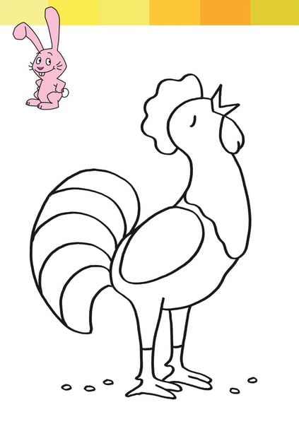 Produktbild: Mein bunter Kindergarten-Malblock mit Elefant und Hase