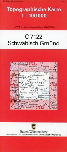 Produktbild: Schwäbisch Gmünd  1 : 100 000
