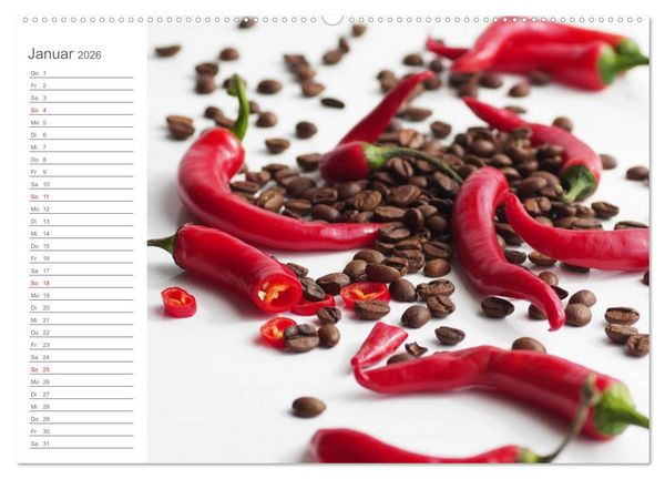 Produktbild: Kaffee-Pause Terminkalender (hochwertiger Premium Wandkalender 2026 DIN A2 quer), Kunstdruck in Hochglanz