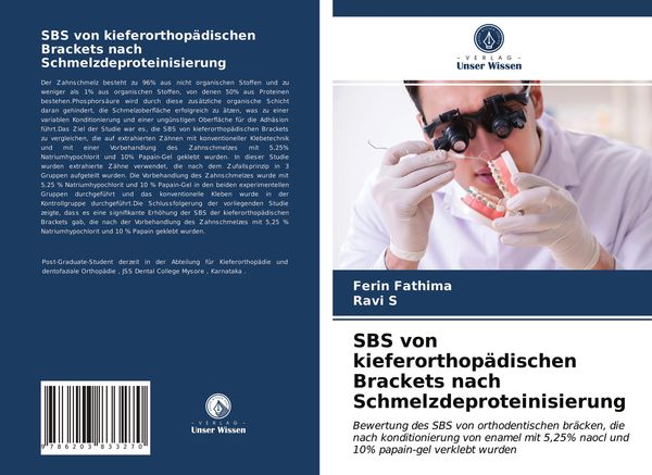 Produktbild: SBS von kieferorthop&auml;dischen Brackets nach Schmelzdeproteinisierung