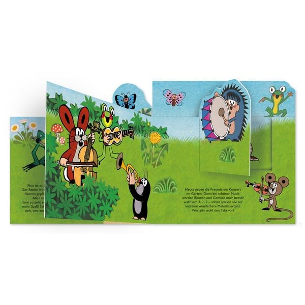 Produktbild: Tr&ouml;tsch Der kleine Maulwurf Registerbuch mit Klappen
