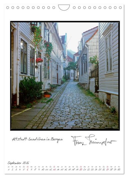 Produktbild: Norwegen analog (Wandkalender 2026 DIN A4 hoch), CALVENDO Monatskalender