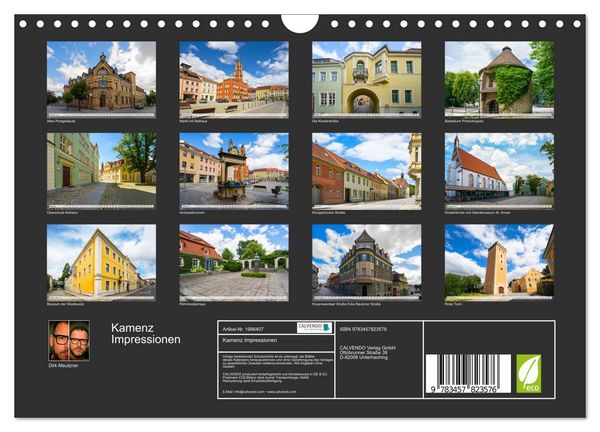 Produktbild: Kamenz Impressionen (Wandkalender 2026 DIN A4 quer), CALVENDO Monatskalender