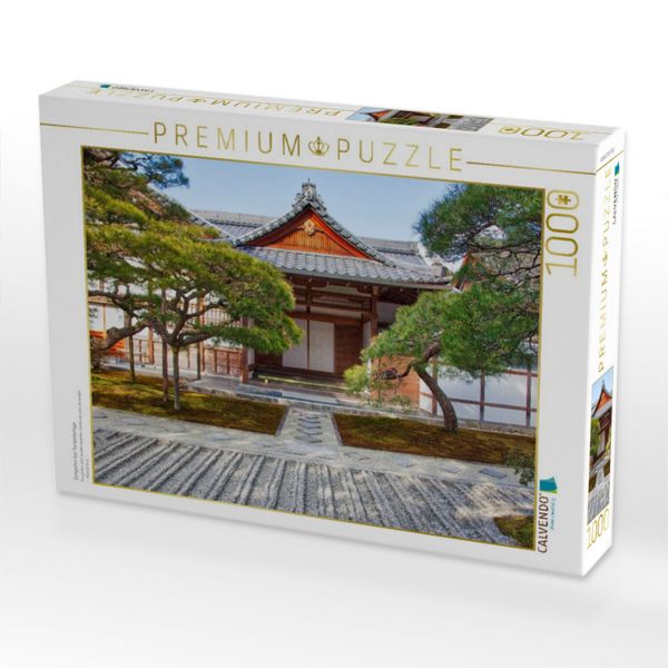 Produktbild: CALVENDO Puzzle Zengarten bei Tempelanlage | 1000 Teile Lege-Gr&ouml;&szlig;e 64x48cm Foto-Puzzle f&uuml;r gl&uuml;ckliche Stunden