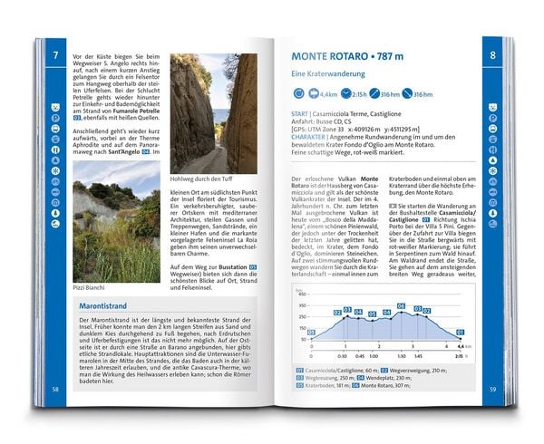 Produktbild: KOMPASS Wanderf&uuml;hrer Golf von Neapel, Ischia, Capri, Halbinsel Sorrent, Amalfi-K&uuml;ste und Cilento, 60 Touren