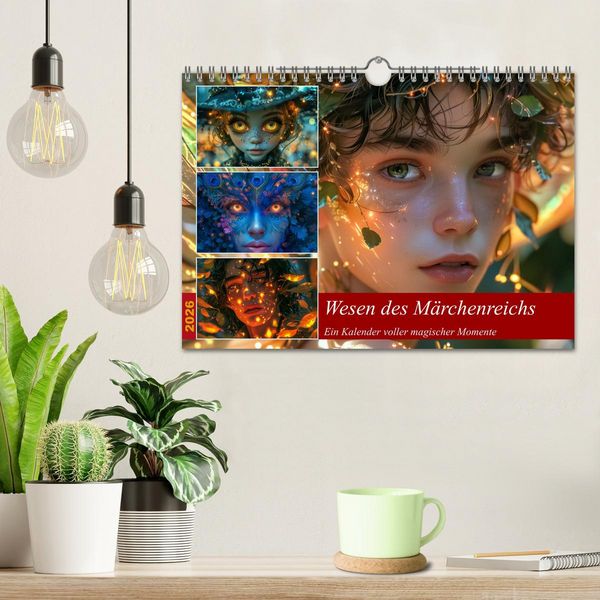 Produktbild: Wesen des M&auml;rchenreichs (Wandkalender 2026 DIN A4 quer), CALVENDO Monatskalender