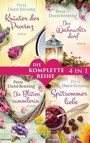 Produktbild: Die Maierhofen-Reihe Band 1-4: - Kr&auml;uter der Provinz / Das Weihnachtsdorf / Die Bl&uuml;tensammlerin / Sp&auml;tsommerliebe (4in1-Bundle)