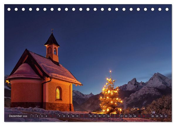 Produktbild: Bergstille - Landschaften, die ber&uuml;hren (Tischkalender 2026 DIN A5 quer), CALVENDO Monatskalender