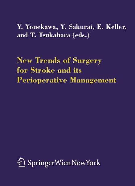 Produktbild: New Trends of Surgery for Cerebral Stroke and its Perioperative Management