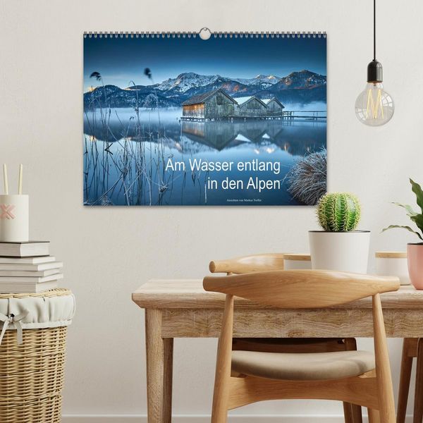 Produktbild: Am Wasser entlang in den Alpen (Wandkalender 2026 DIN A3 quer), CALVENDO Monatskalender