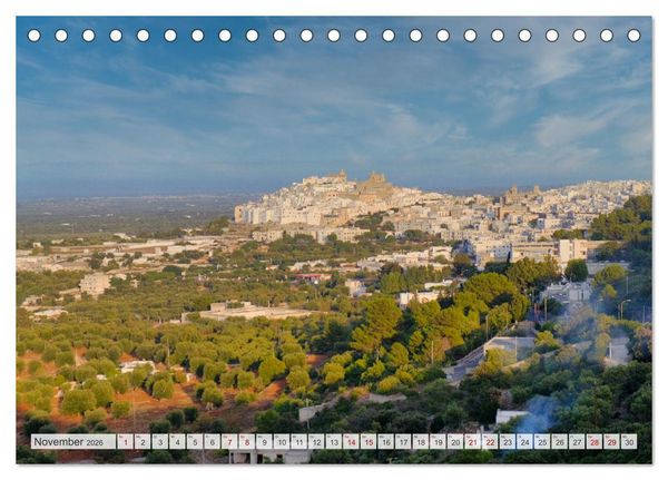 Produktbild: Faszinierendes Apulien (Tischkalender 2026 DIN A5 quer), CALVENDO Monatskalender