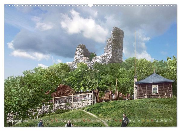 Produktbild: Th&uuml;ringen um das Jahr 1900 &ndash; Fotos neu restauriert und detailcoloriert. (Wandkalender 2026 DIN A2 quer), CALVENDO Monatskalender