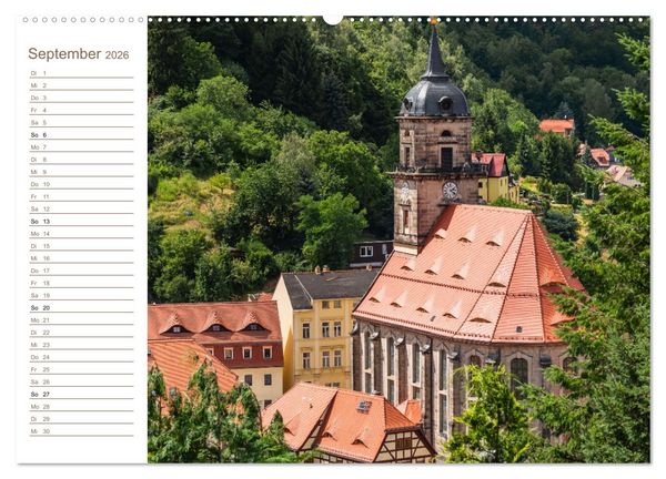 Produktbild: K&ouml;nigstein Perspektiven - Elbsandstein (hochwertiger Premium Wandkalender 2026 DIN A2 quer), Kunstdruck in Hochglanz