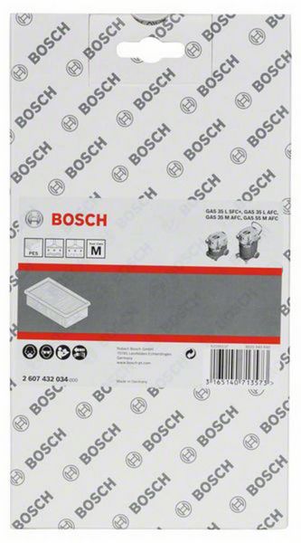Produktbild: Bosch Power Tools Polyester-Flachfaltenfilte 2607432034