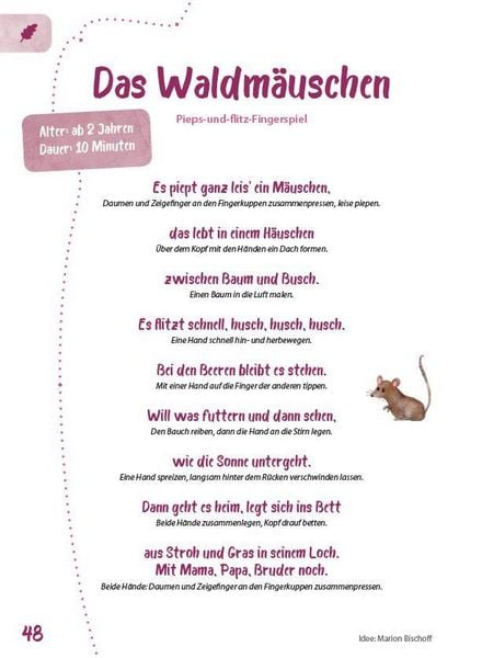 Produktbild: Das Krippen-Jahreszeitenbuch: Fingerspiele