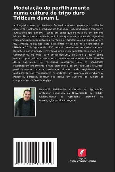 Produktbild: Modela&ccedil;&atilde;o do perfilhamento numa cultura de trigo duro Triticum durum L