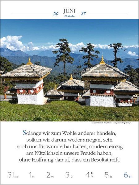 Produktbild: Buddhistische Weisheiten 2027